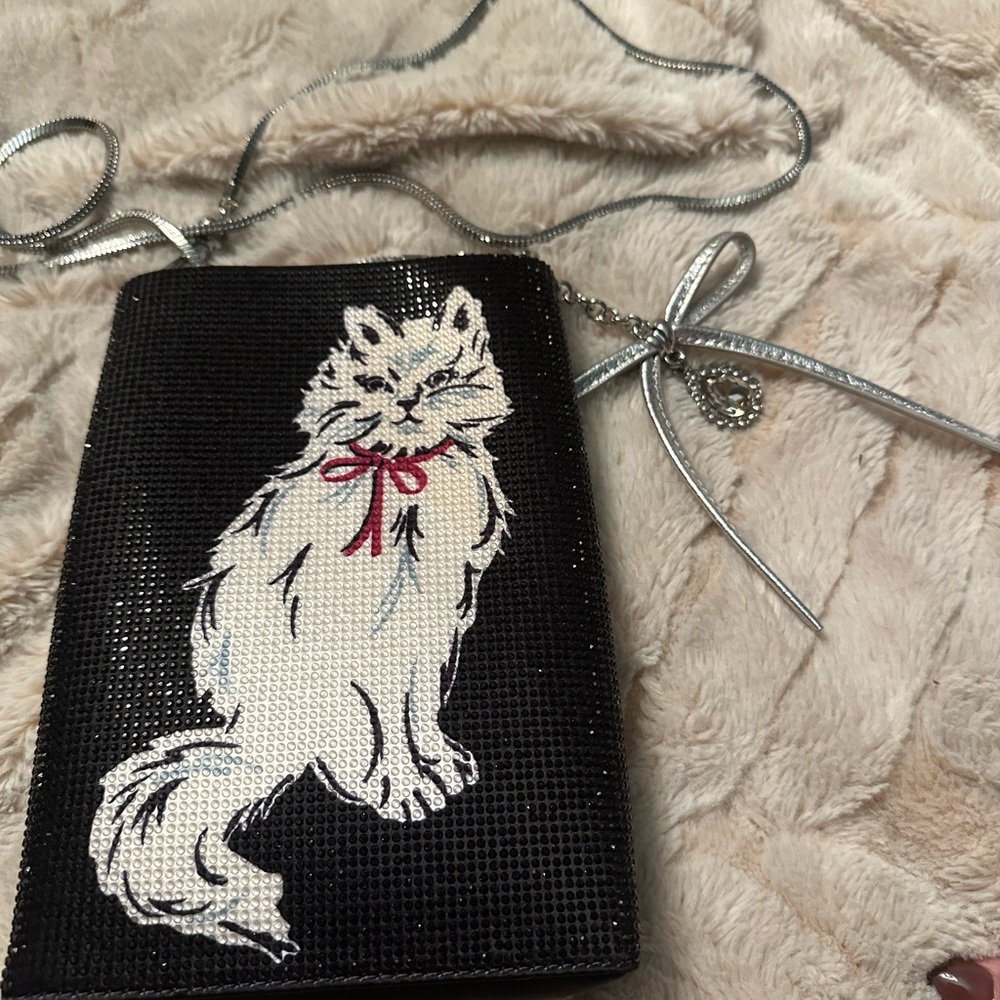 Kate Spade Cat Sequin Crossbody Bag